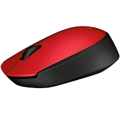 MOUSE S/FIO LOGITECH M170 VERMELHO