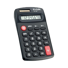 CALCULADORA DE BOLSO PRETO 8 DIGITOS CB1483