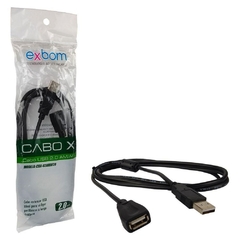 CABO USB AM/BM 2.0 10,00M PRETO NIQUELADO (IMPRESSORA)