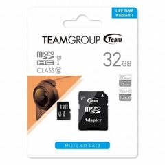 CARTÃO DE MEMORIA 32GB MICROSD HC (C/ LEITOR) (CL.10) - TEAM GROUP