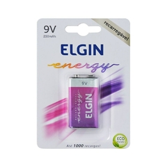 BATERIA 9v RECARREGAVEL ELGIN- BLIST.1