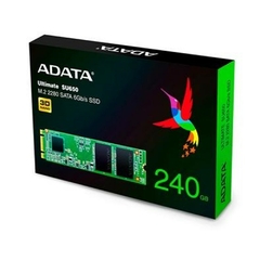 SSD 256GB M.2 Ultimate SU650, Leituras: 550MB/s e Gravações: 500MB/s - ASU650NS38-240GT-C - Adata