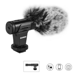 MICROFONE PARA CAMERA E CELULAR MIC07 PRO