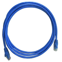 CABO TRANSMISSAO DADOS CAT6E 5,0M AZUL MONTAD+CONECT