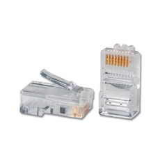 CONECTOR CAT6 8X8 RJ-45 MACHO - MEGA POLO