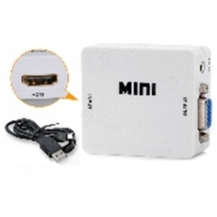 MINI CONVERSOR VGA + P2 PARA HDMI