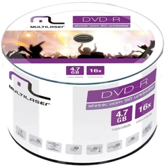 MIDIA DVD-R VEL. 16X 4.7GB - 1UN. SHRINK