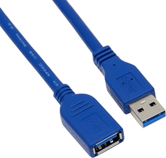 CABO EXTENSOR USB 3.0 AM/AF 5,00M AZUL