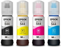 KIT REFIL DE TINTA EPSON ORIGINAL T544 PRETO, CIANO, MAGENTA E YELLOW