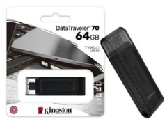 PEN DRIVE DATATRAVELER 70 DT70 64GB 3.2 GEN 1 TYPE-C - KINGSTON