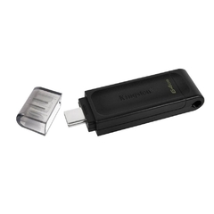 PEN DRIVE 128GB USB-C 3.2 DT70 PRETO - KINGSTON