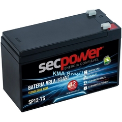 BATERIA 12V 7A ESTAC. SP 12-7S VRLA AGM - SEC POWER