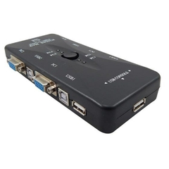 SWITCH KVM USB 4 PORTAS VGA USB 2.0