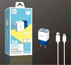 CARREGADOR 3A SUPER CHARGE LD0-B06 TYPE-C