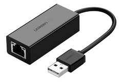 ADAPTADOR USB 2.0 PARA RJ45 CR111 PRETO - UGREEN