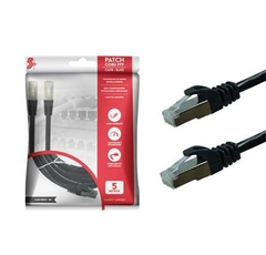 PATCH CORD INFO CAT6 F/UTP 5M PRETO - SANTANA