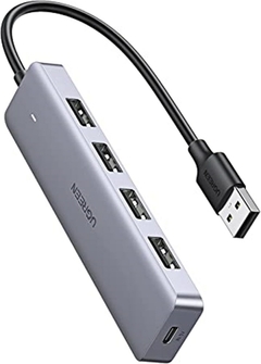 HUB USB-C 3.0 4 PORTAS CM219 Cinza - UGREEN