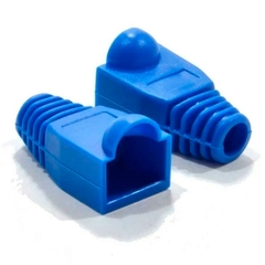 CAPA PARA CONECTOR MACHO RJ45 CAT5/CAT6 AZUL