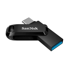 PEN DRIVE SANDISK USB-A,USB-C ULTRA DUAL DRIVE GO 32GB 3.1 PRETO