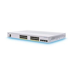 SWITCH 24 PORTAS 10/100/1000 GIGABIT + 4 SFP 1GE CISCO CBS350-24T-4G-BR 104 GB/S