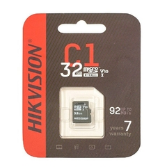 CARTÃO DE MEMORIA 32GB MICRO SD HC C/LEITOR CL.10 - HIKVISION