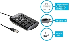 TECLADO NUMERICO USB MULTIMIDIA AKP10US-60BL - TARGUS