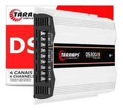 AMPLIFICADOR DE POTENCIA 800W RMS 2 OHMS DS800X4 TARAMP'S