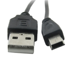 CABO USB AM/MINI USB 5 PINOS NIQUEL 1,80M