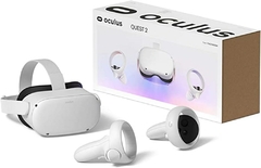 OCULOS HEADSET QUEST 2 ADVANCED ALL IN ONE DE REALIDADE VIRTUAL GMAING VR 128GB BRANCO