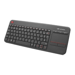 TECLADO SEM FIO TOUCHPAD MULTIMIDIA K-WT200BK C3-TECH