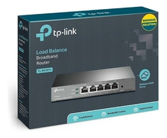 ROTEADOR TP-LINK TL-R470T+ PRETO 110V/220V