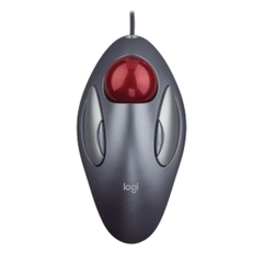 MOUSE COM FIO TRACKBALL CINZA - LOGITECH