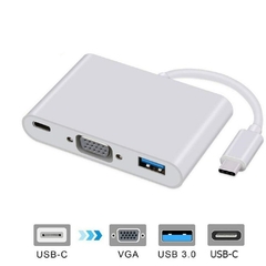 CABO USB TIPO C M 3.1/VGA F +USB 3.0 F +TIPO C 3.1