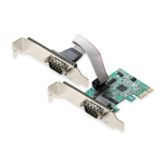 PLACA PCI EXPRESS LOW PROFILE - 2 PORTAS SERIAIS - COMTAC