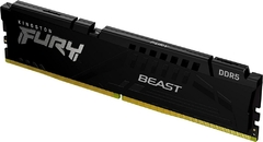 MEMORIA DDR5 KINKSTON FURY BEAST, 16GB, 4800MHz, BLACK, KF548C38BB-16