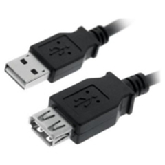 CABO USB 2.0 EXTENSAO 3.0M M/F PRETO