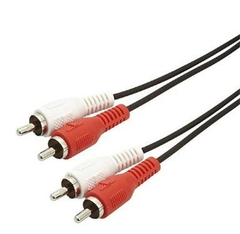 CABO DE ÁUDIO 2X2 PLUG RCA 3,0M