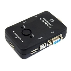 SWITCH KVM USB 2 PORTAS VGA USB 2.0 - KNUP