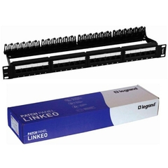 PATCH PANEL 24 PORTAS CAT5/CAT6 DESCARREGADO - LINKEOLEGRAND