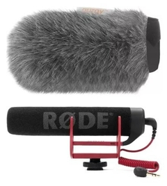 MICROFONE RODE GO DEADCAT VIDEOMIC CANON/NIKON/SONY