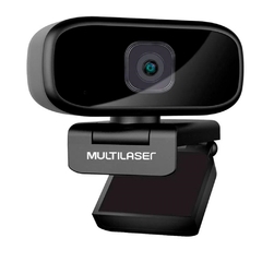 *WEBCAM FULL HD 1080P (1920X1080) 30 FPS AUTOFOCO ROTAÇÃO 360º MICROFONE CONEXÃO USB PRETO - MULTILASER