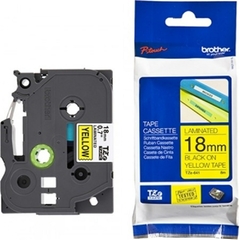 FITA COMPATIVEL BROTHER TZE-641 18MM PRETO/AMARELO