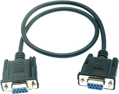 CABO ADAPTADOR RS232 SERIAL DB9 9 PINOS 15M FEMEA P/ FEMEA BRANCO - CABLEE