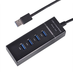 HUB 4 PORTAS USB 3.0 PRETO 9166 - MD9