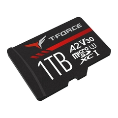 CARTÃO DE MEMORIA MICROSD XC 1TB COM LETIRO 2A GAMING TTUSDX1TIV30A202 - T-FORCE