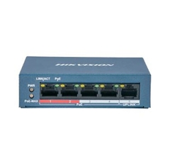 SWITCH POE FAST 4P 38W DS-3E0105P-E/M (B) - HIKVISION