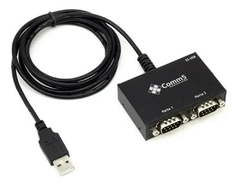 ADAPTADOR E CONVERSOR 1,5MT USB P/SERIAL COM 2 SAIDAS 2S-USB RS232 - GO TO