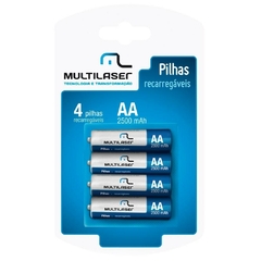 PILHA RECARREGAVEL AA 2500MAH C/4 UNIDADES CB052 - MULTILASER