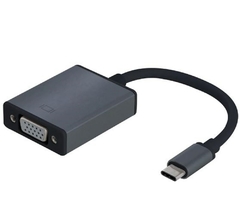 ADAPTADOR USB-C PARA VGA ARG-CB0043 PRETO - ARGOM