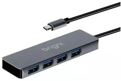 HUB USB PLUG TIPO C 4 PORTAS USB 3.0 - BRIGHT